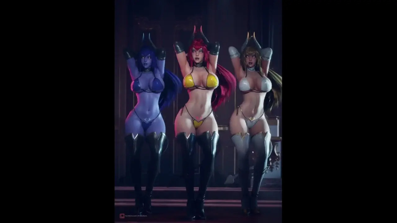 Sinia and Morrigan, duo of Pleasure and Pain