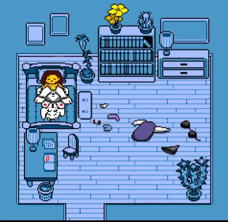 Frisk Using Toriel『TheEvilFallenOne』
