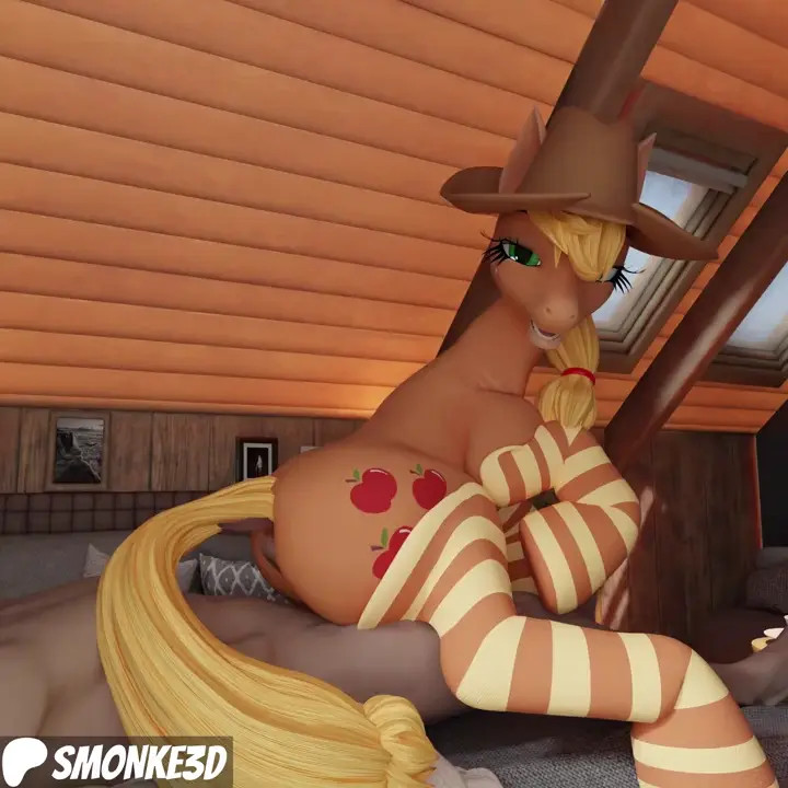 Applejack Cowgirl (feral) [smonke3d]