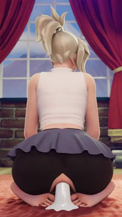 Mercy Dildo Sitting [Leggings&Skirt][SaveAss][NO WM]