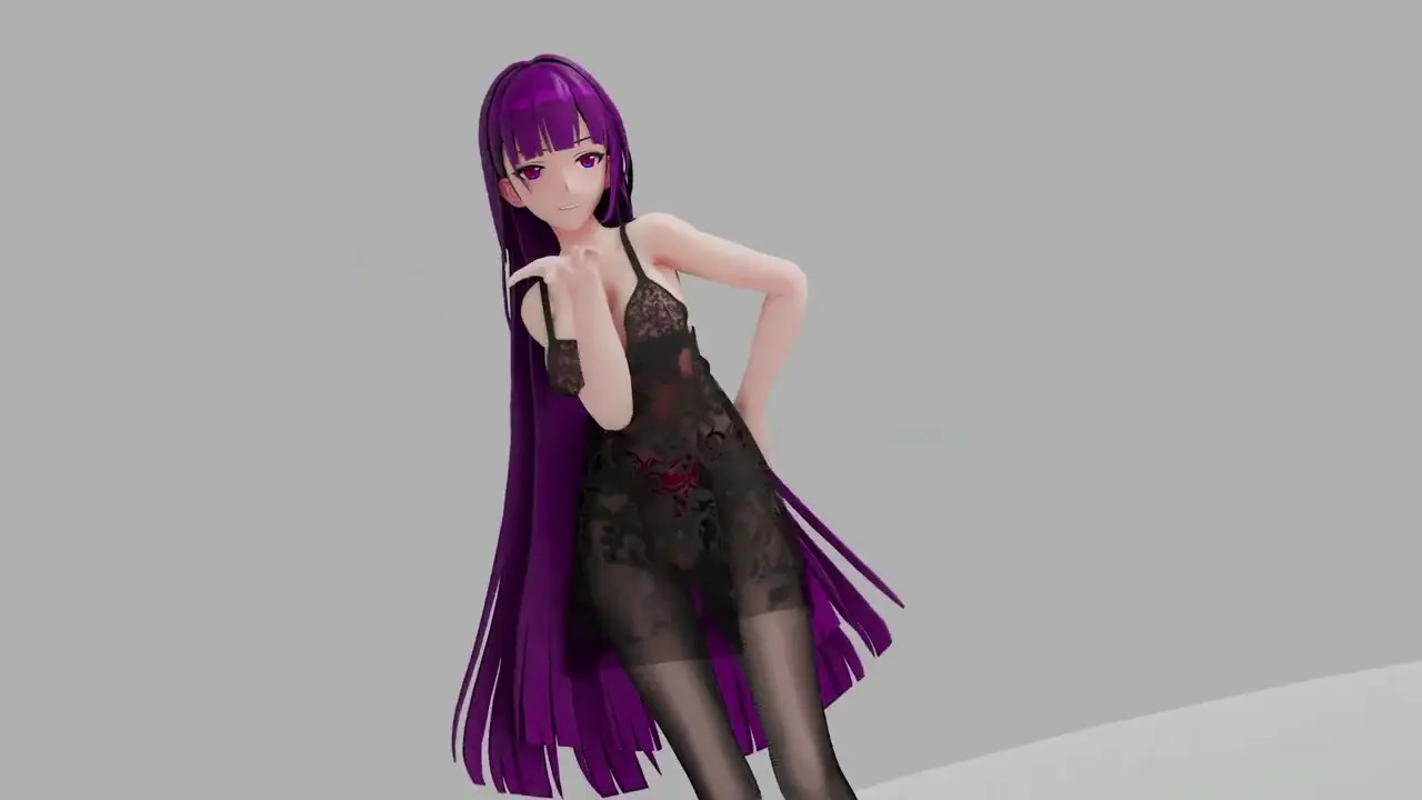 Honkai Impact Raiden Mei Strip Dancing Show Hentai R18 MMD 3D Purple Hair