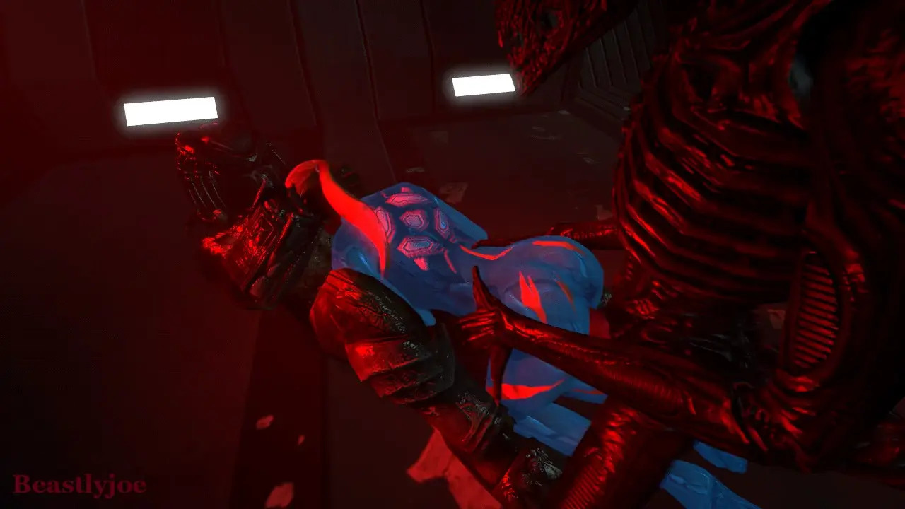 Samus used by two aliens [View 2]