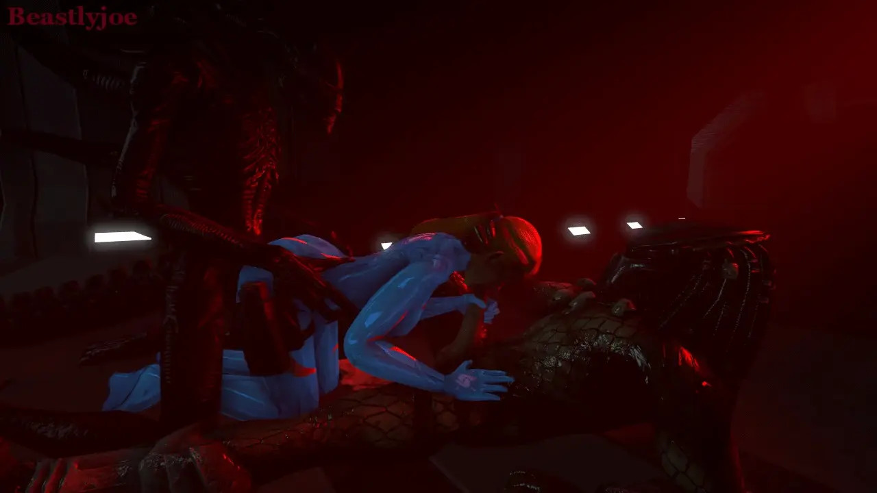 Samus used by two aliens [View 1]