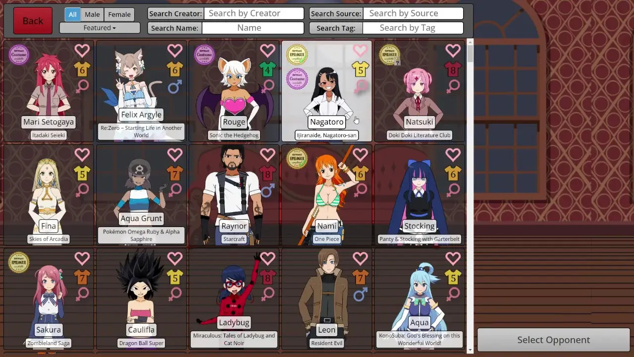 Strip Poker Night at the inventory April Fool costume