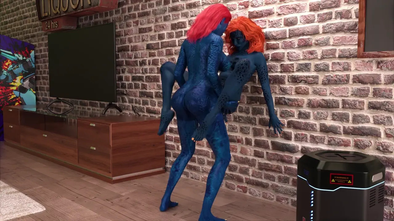 Mystique - Blue Women Fuck