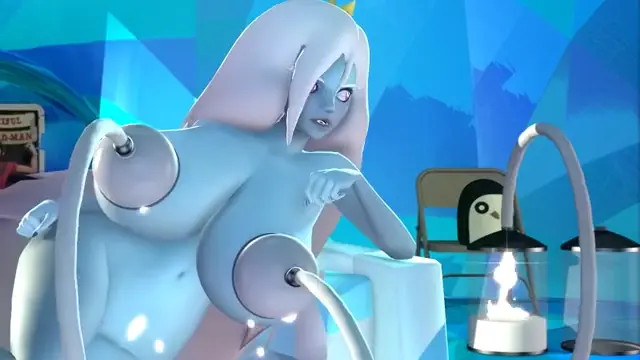 Ice Queen — Lactating Breast Expansion