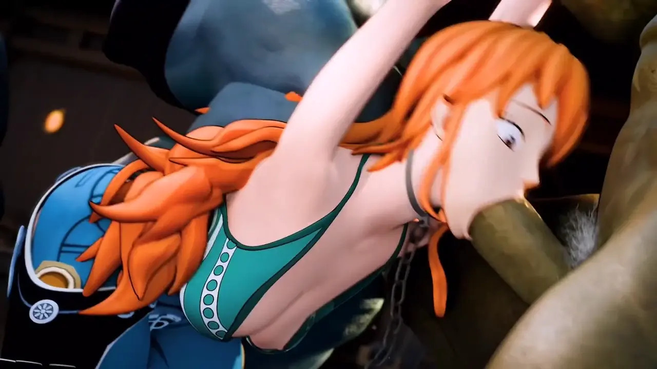 Nami And Nico Robin pay there debt to fish people