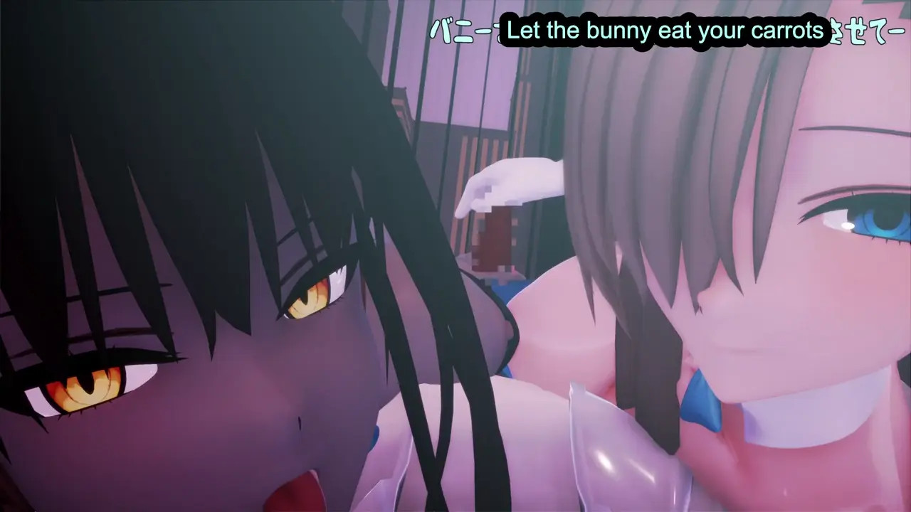 Lewd Bunnies' Breeding Services - Asuna and Karin [Pokopii] [English Subs]