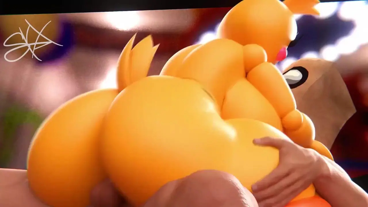 Toy Chica riding