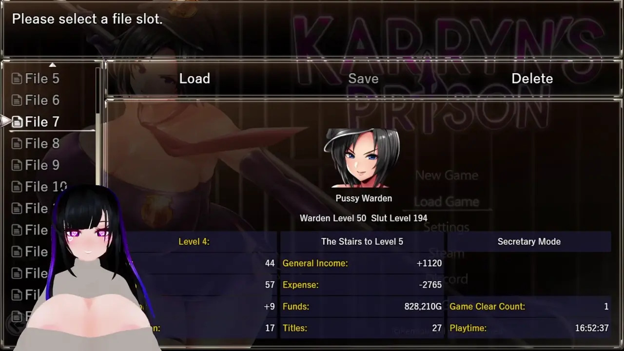 HoneyVee Plays Karryn's Prison Goth Mod