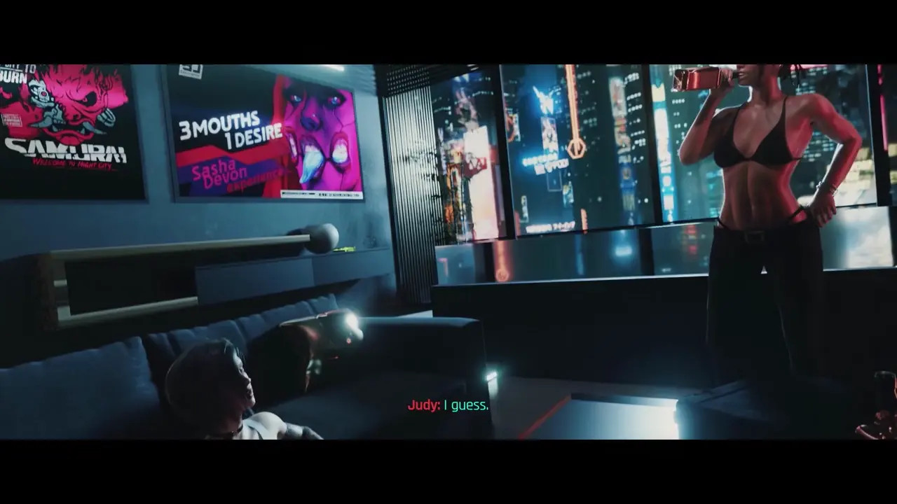 [4K+60FPS] V having Fun with Judy and Panam