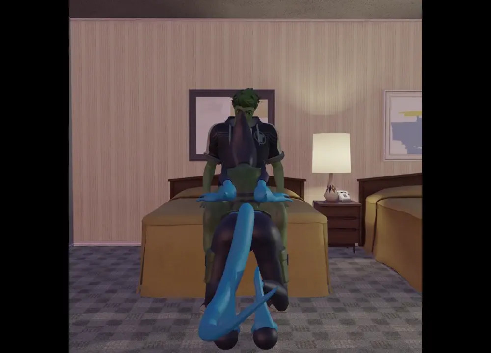 Hellen Wheels speed blowjob on Beast Boy