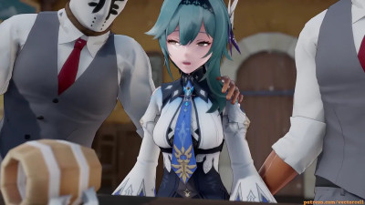 Eula anal creampie genshin impact