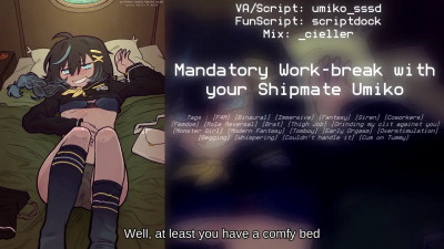(Umiko) ASMR - Work-break with your Shipmate (subtitles)