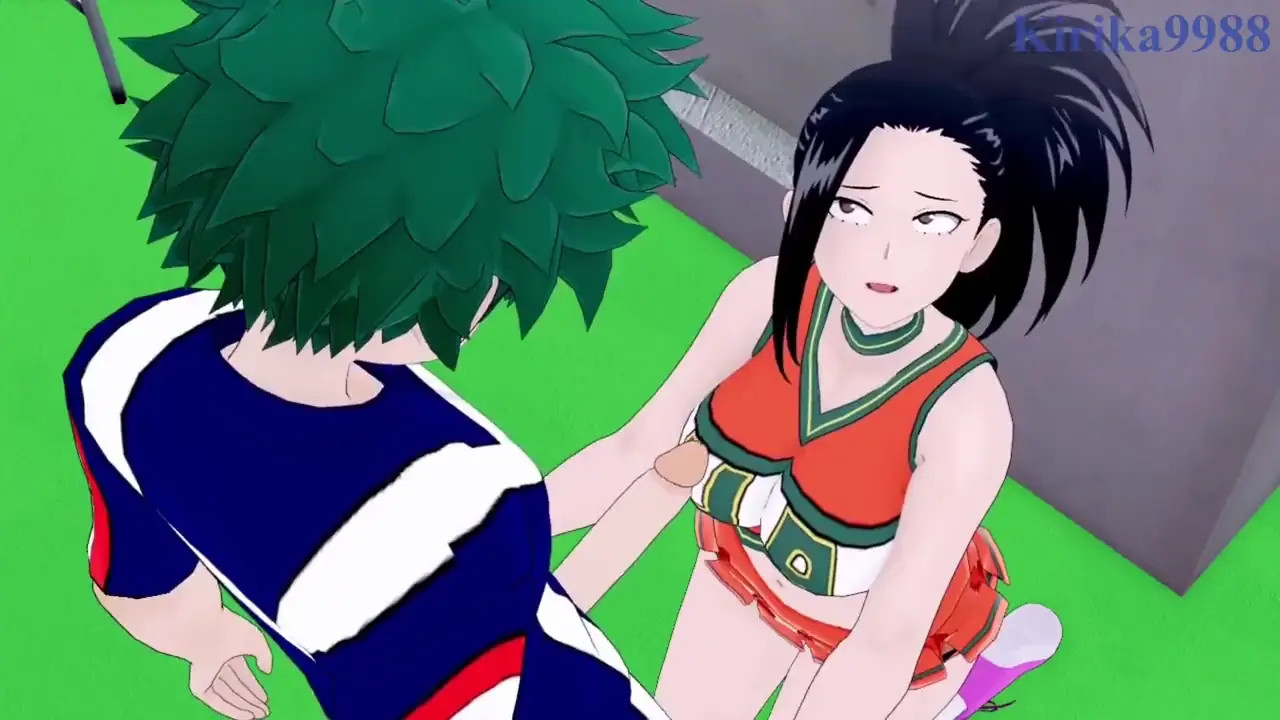 My Hero Academia - Momo Yaoyorozu and Izuku Midoriya have sex on the rooftop
