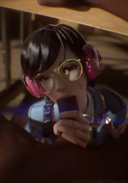 Academy D.Va Blowjob (FPSBlyck)