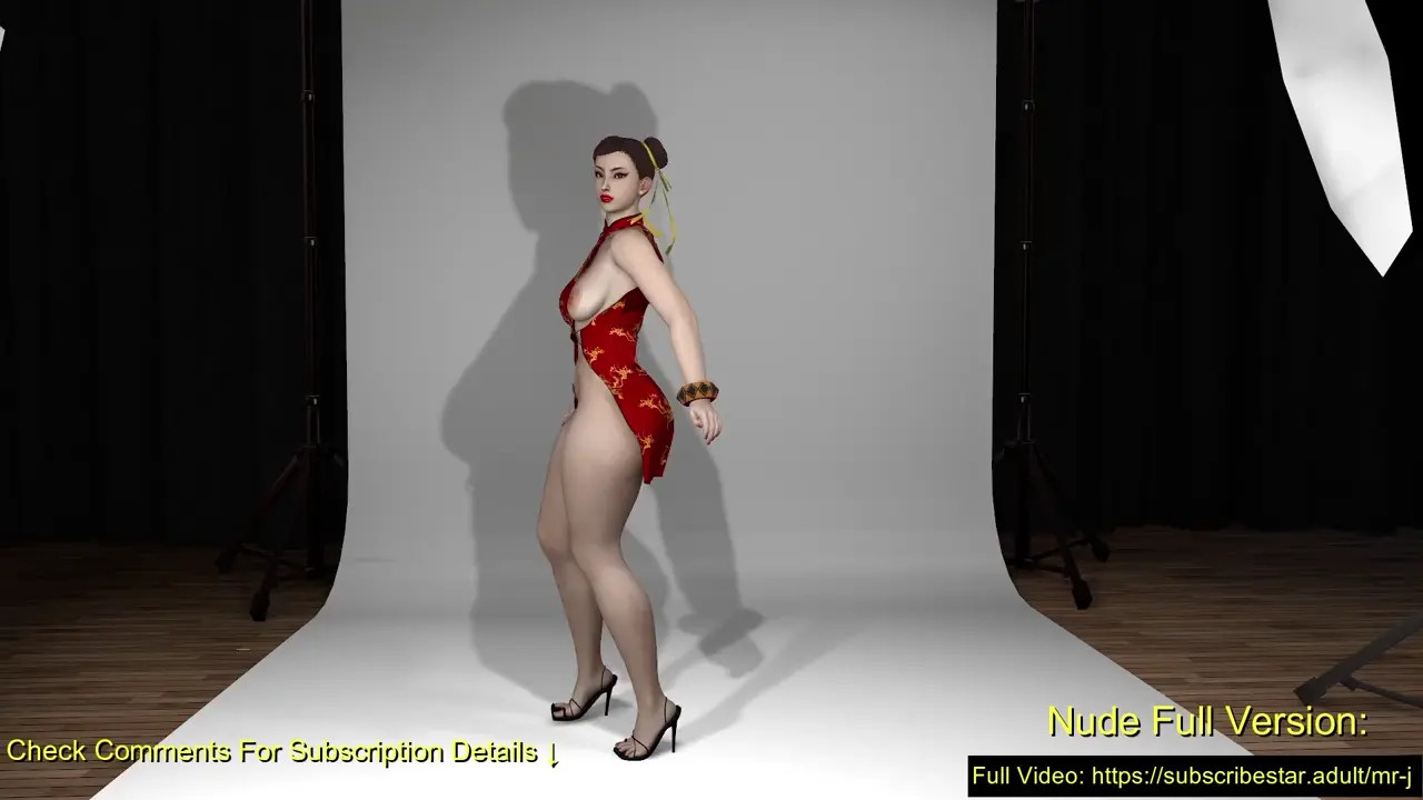 Chun Li Sexy Dance Chinese Dress Dance