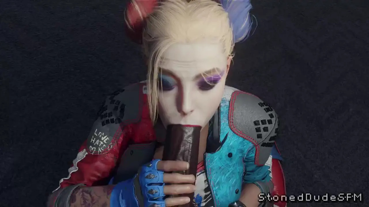 Harley Quinn Blowjob Scene [Stoneddude]