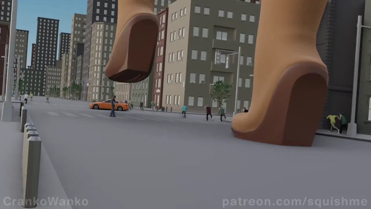 Giantess Pacifica City Walk (Rear) [CrankoWanko]