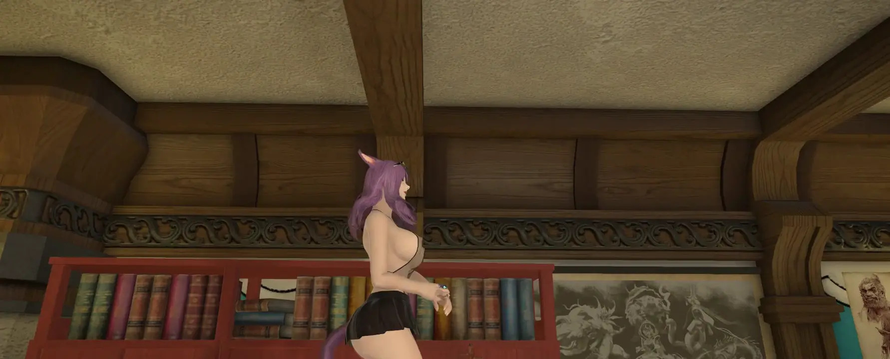 miqo'te dancing