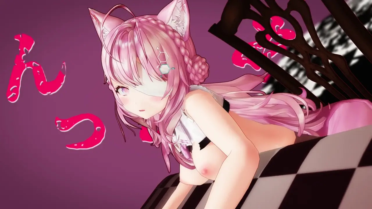 [4kMMD]Hakui Koyori Xh-Ah-Ah Bonus + Pubic hair ver
