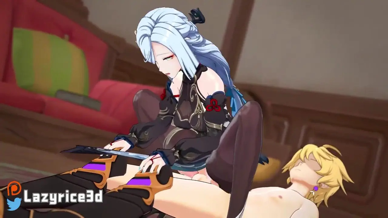 Shenhe Reverse Cowgirl [LazyRice3D]