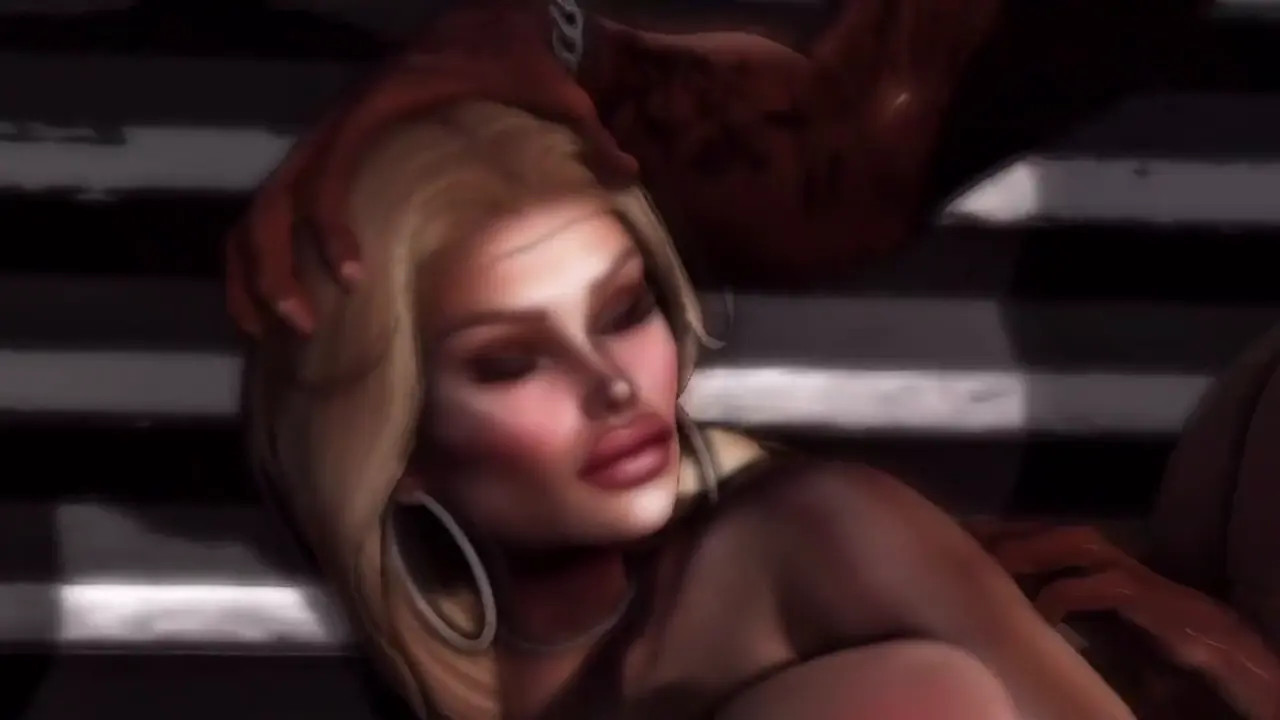 Blonde gets pov fucked by a BBC outdoors