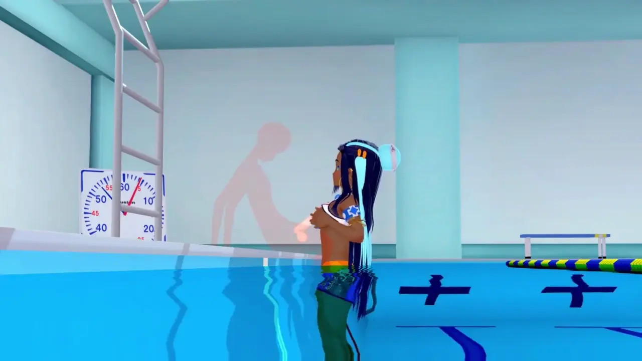 Pokemon - Nessa Inside Pool