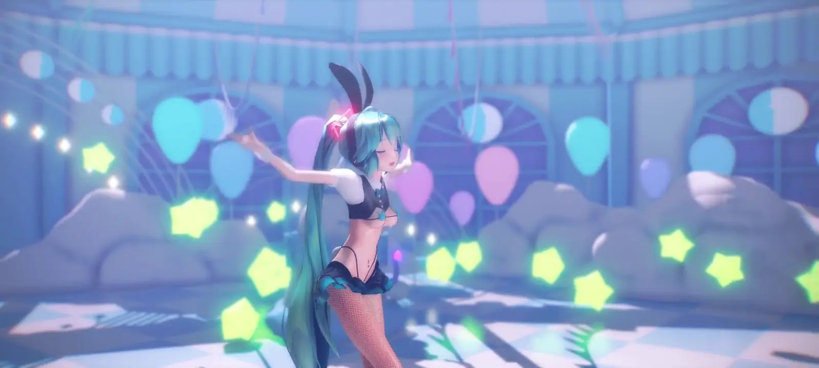 [4kmmd]Rabbit Hole Hatsune Miku by Hisapi