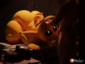 Toy Chica Giving a Blowjob
