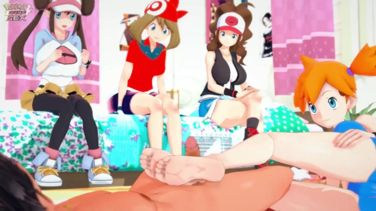 Aura, Hilda, Kasumi, May and Rosa_Pokemon [naifu ]