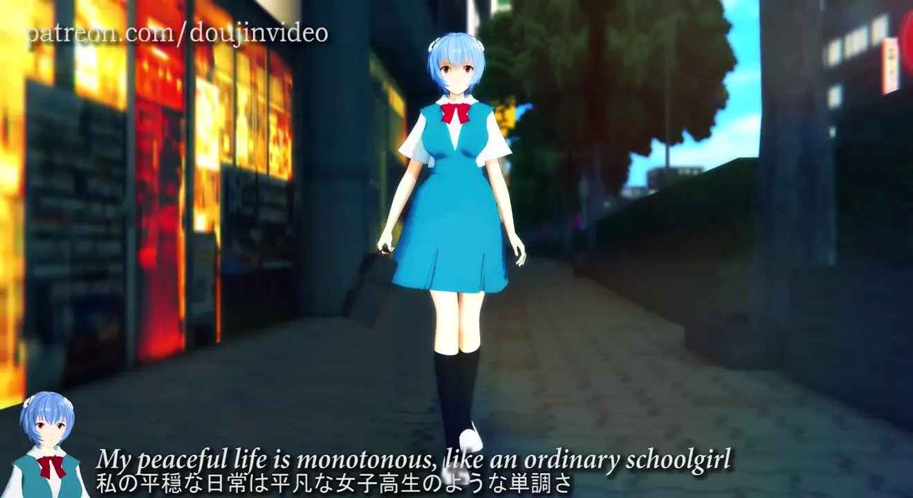 Rei Ayanami 綾波レイ - Revelation of a rainy day 01