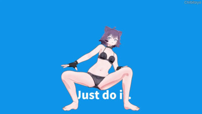 Exercise With Kuromaru [Chibitayo]