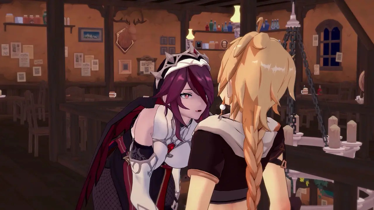 [Genshin] Tavern Break - Rosaria 4K [Koibito]