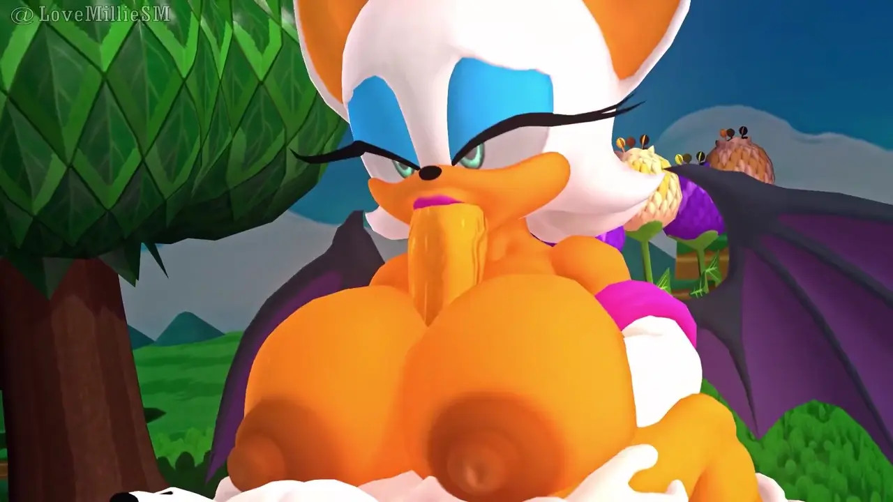 Rouge tittyfuck Tails