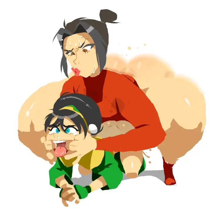 Futa Azula breaks Toph's ass