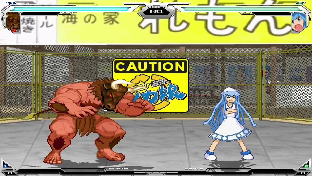 Minotaur vs Ika Musume