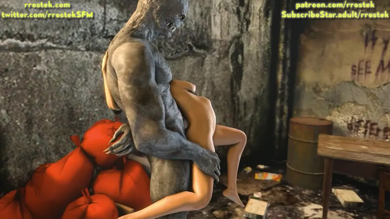 Kitana fucked hard and stomach bulged by Regenerator monster
