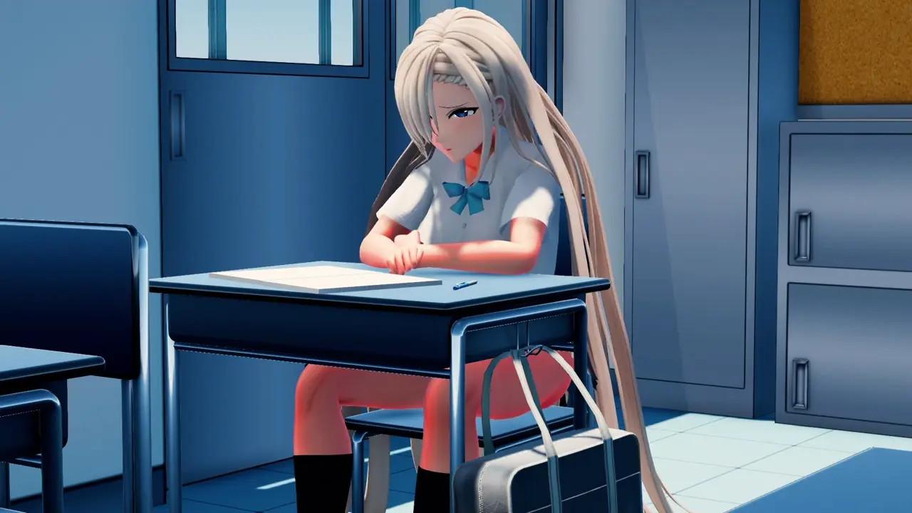 (Futanarimikl12) Futanari exposure during class