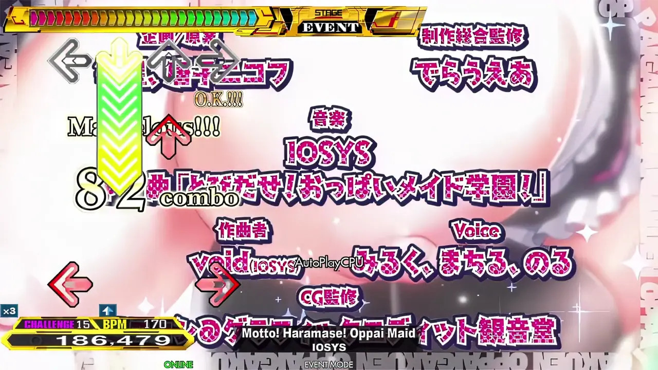 NSFW DDR - Motto! Haramase! Oppai Maid