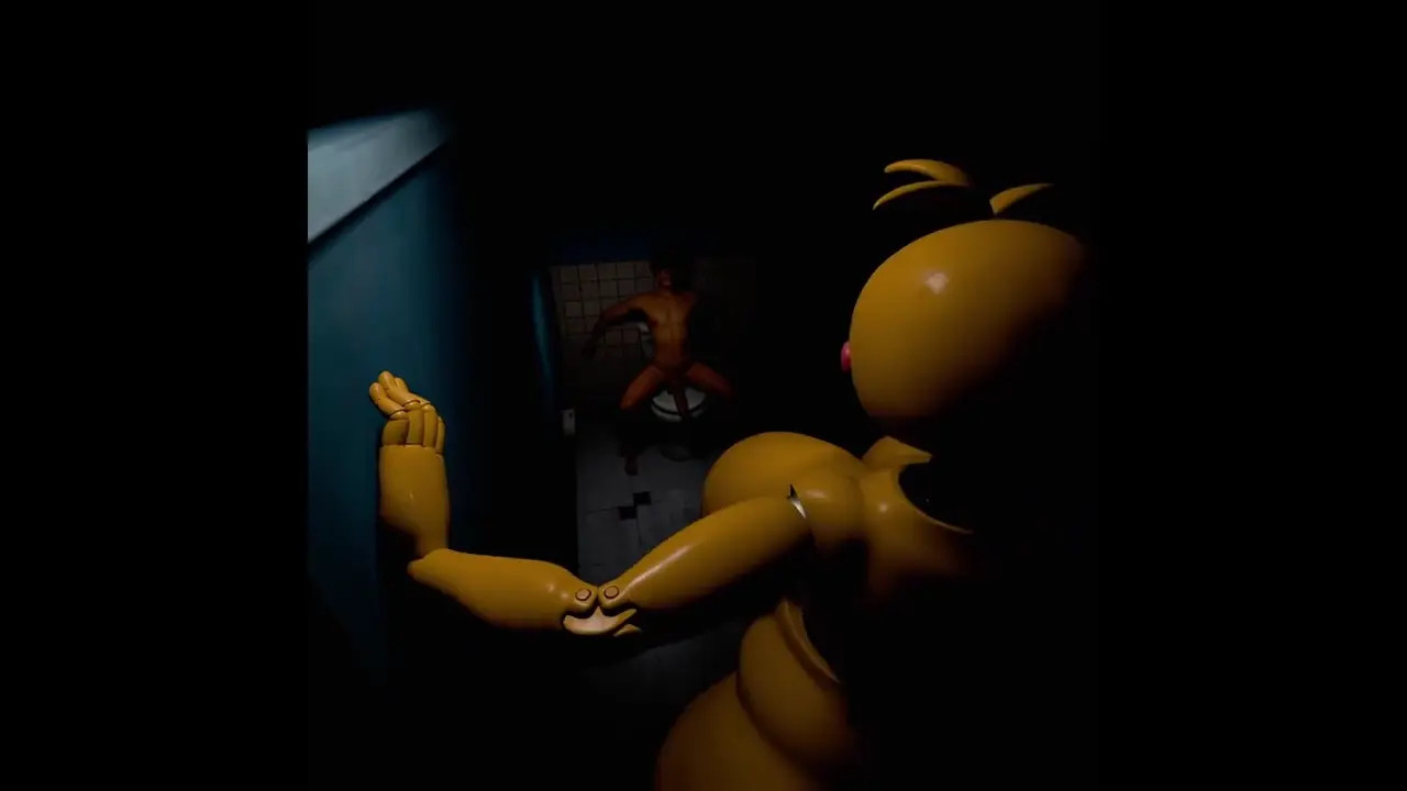 chica chasing batrooms
