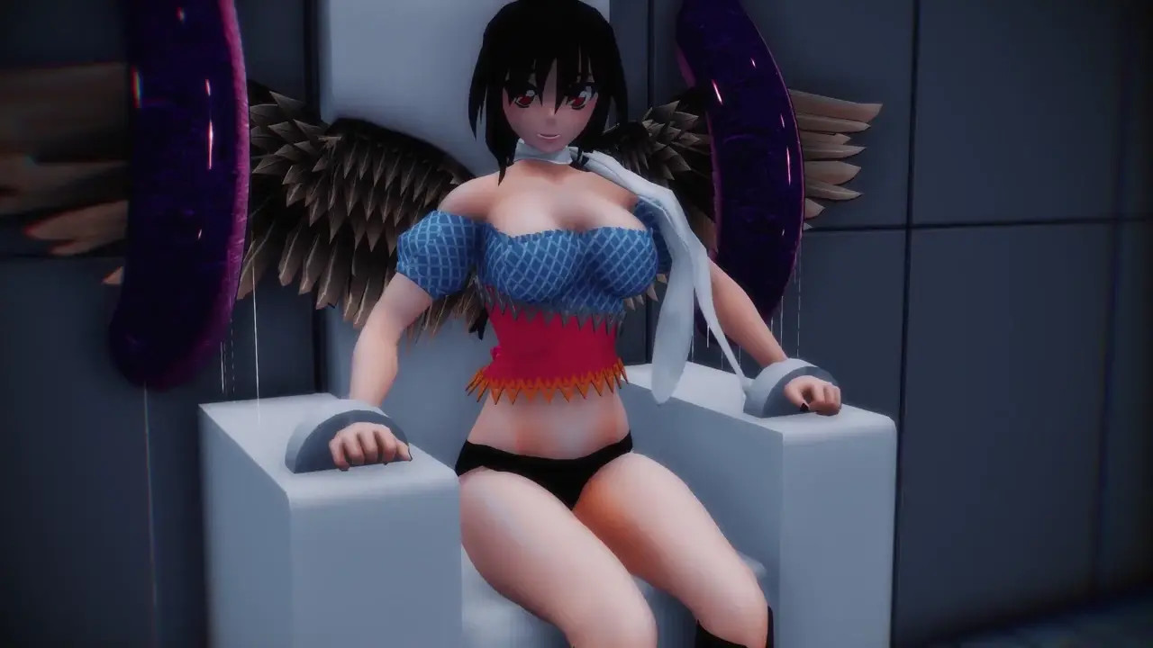 Angel Tickled by Machines and Tentacles