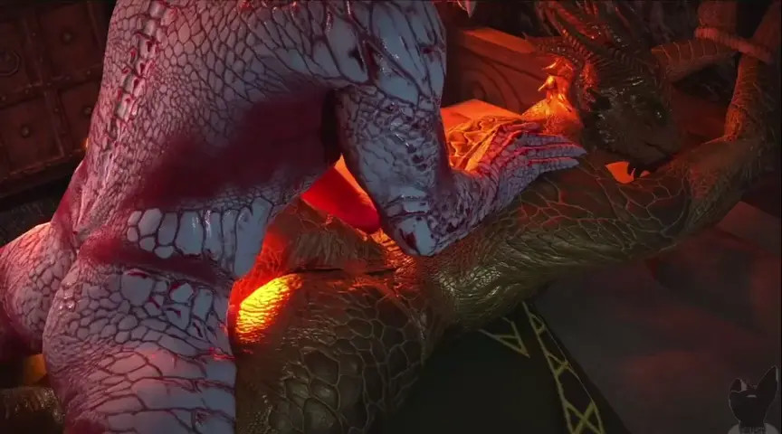 Lizard bareback [Twitchyanimation]