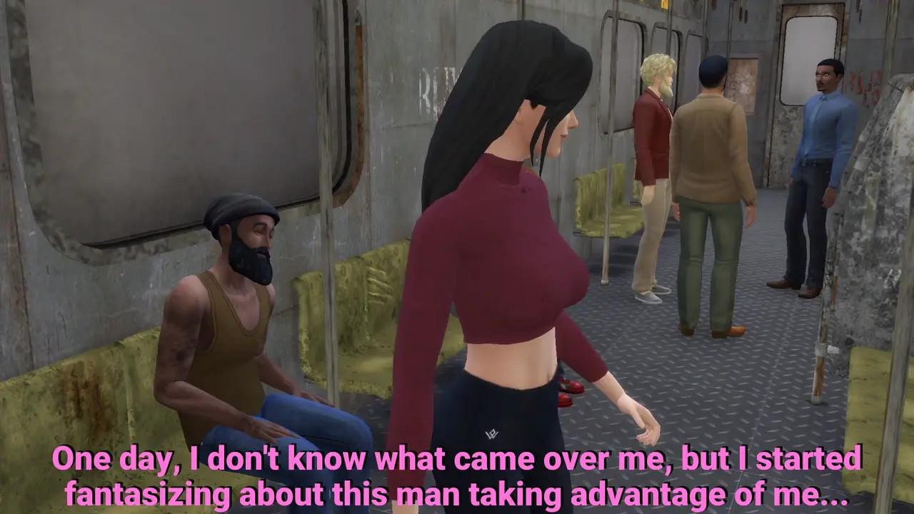 Horny Slut Fucks With Filthy Homeless Men - Part 1