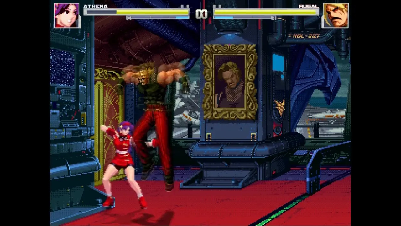 Athena Asamiya VS Rugal Bernstein