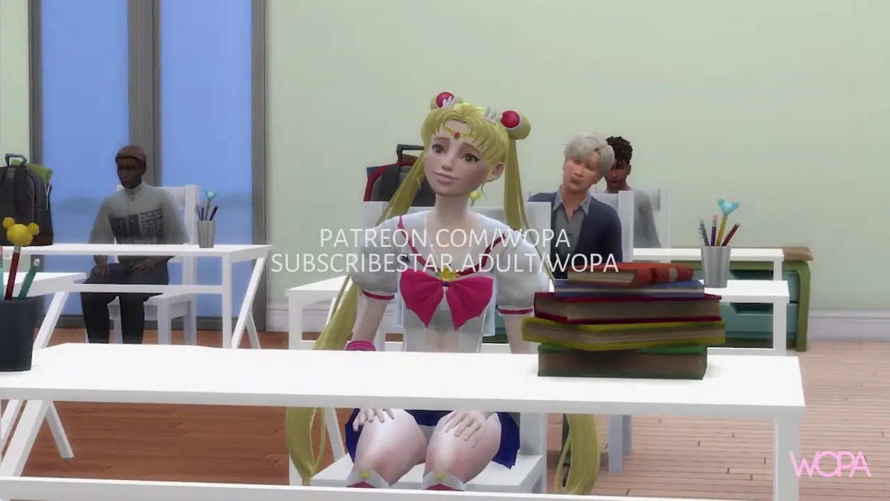 [TRAILER] SAILOR MOON CHEATING ON BOYFRIEND WITH TWO CLASSMATES