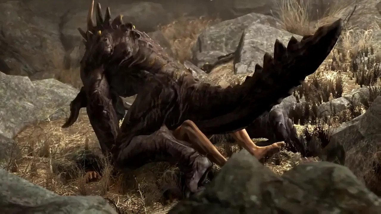 Deathclaw Rides Nate (Scrungusbungus) [Fallout]