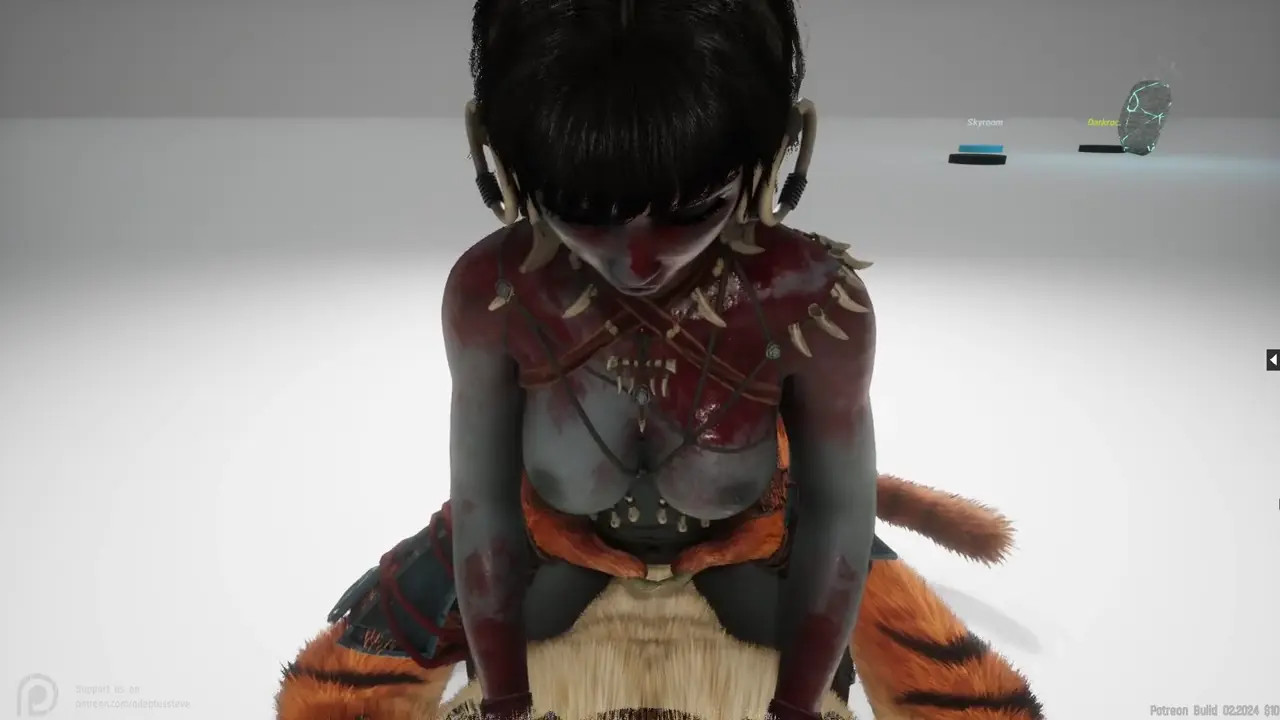 Cannibal takes massive dick and gets covered in cum