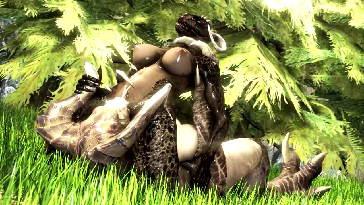 Deathclaw eats Argonian Pussy (Scrungusbungus) [The Elder Scrolls][Fallout]