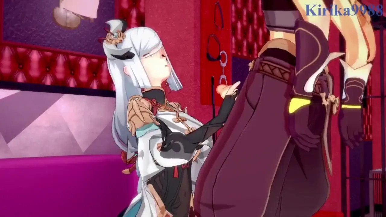 Genshin Impact - Shenhe and Aether